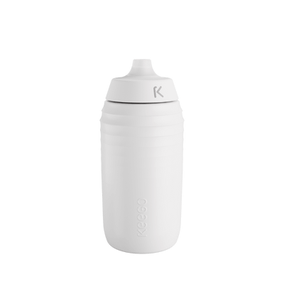Keego drinking bottle plastic titanium 0.5L titanium white